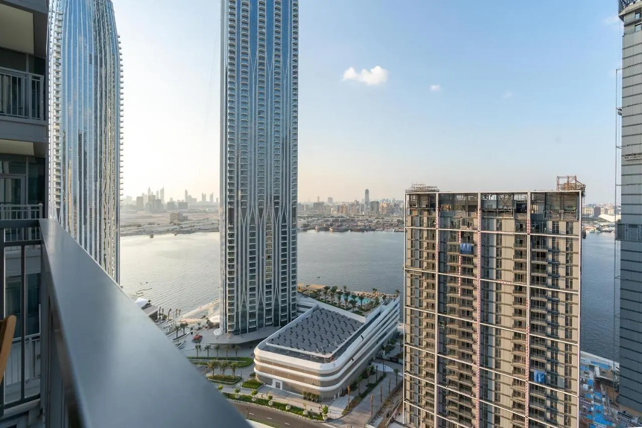 Luxbnb Creek Rise Tower Harbor Views Dubai Apartment